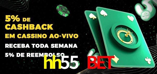 Promoções do cassino ao Vivo hh55 bet